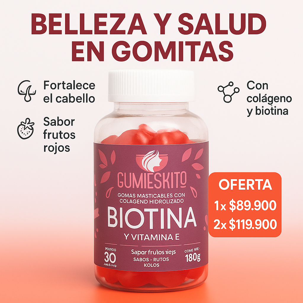 ¡Gumieskits: belleza, sabor y bienestar en un solo frasco!