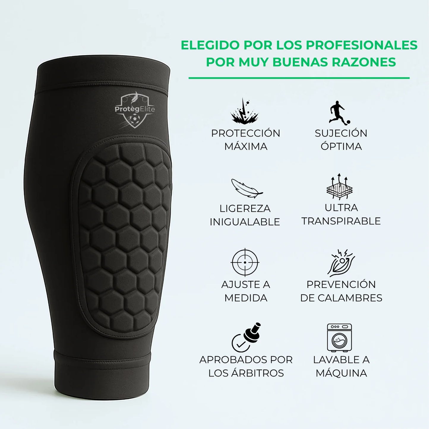 ProtègElite™ Canilleras Premium Licradas