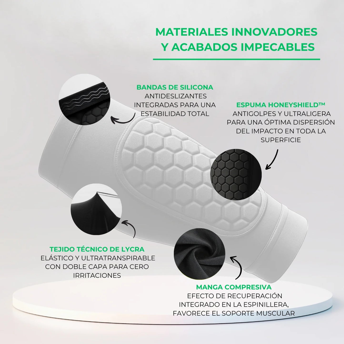 ProtègElite™ Canilleras Premium Licradas