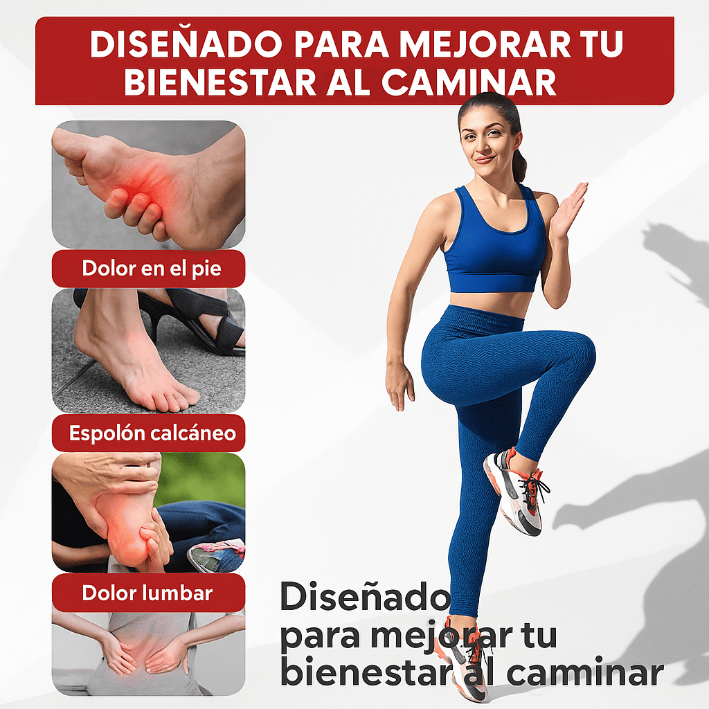 OrthoFlex™ – Camina con mayor comodidad y una postura saludable desde el primer uso