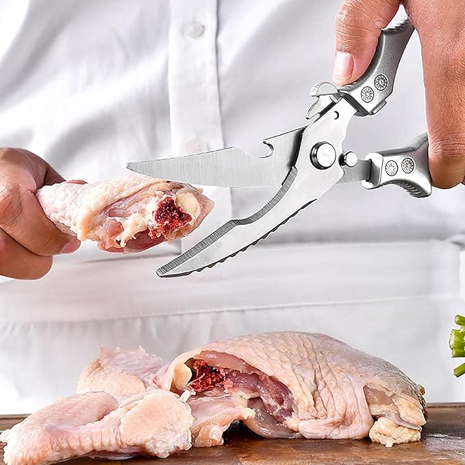 TIJERAS ALEMANAS DE COCINA®️ EN ACERO INOXIDABLE