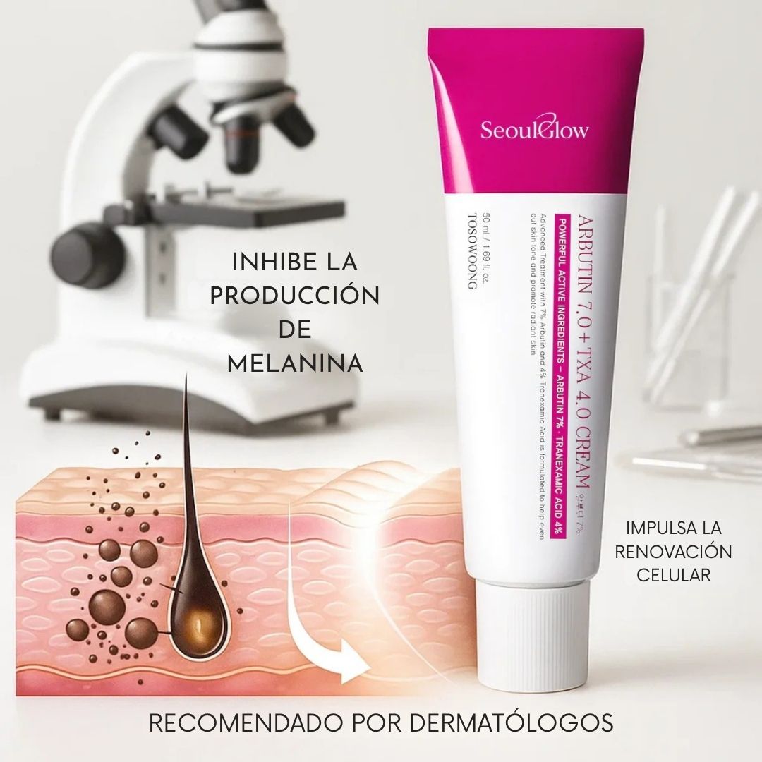 Revive SeoulGlow: Desvanece Manchas con Arbutina 7 % + Ácido Tranexámico 4 %