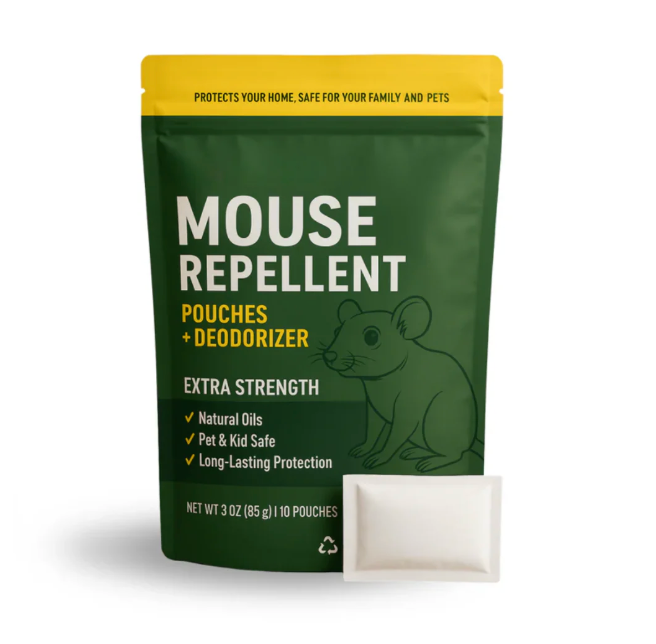 Repelente Natural para Ratones™ Protege tu hogar y tu familia de forma segura.
