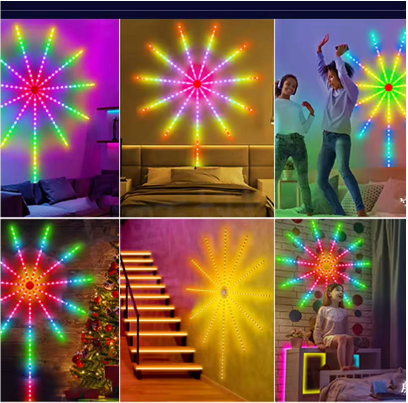 Luces Navideñas con Sensor de Sonido – ¡Convierte tu casa en un show de fuegos artificiales!