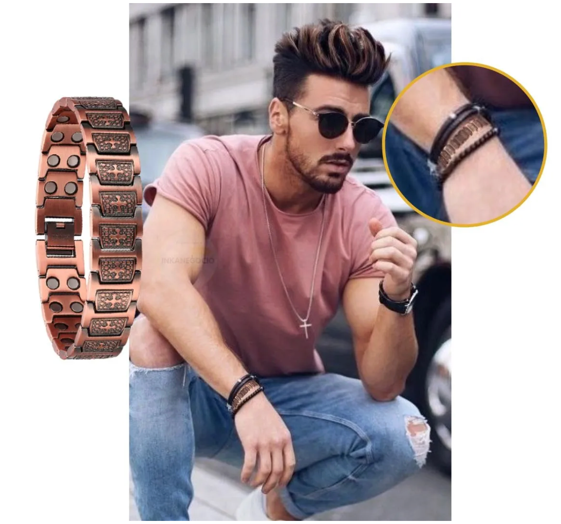 Pulsera Magnética – Descubre el poder del cobre auténtico en tu bienestar.