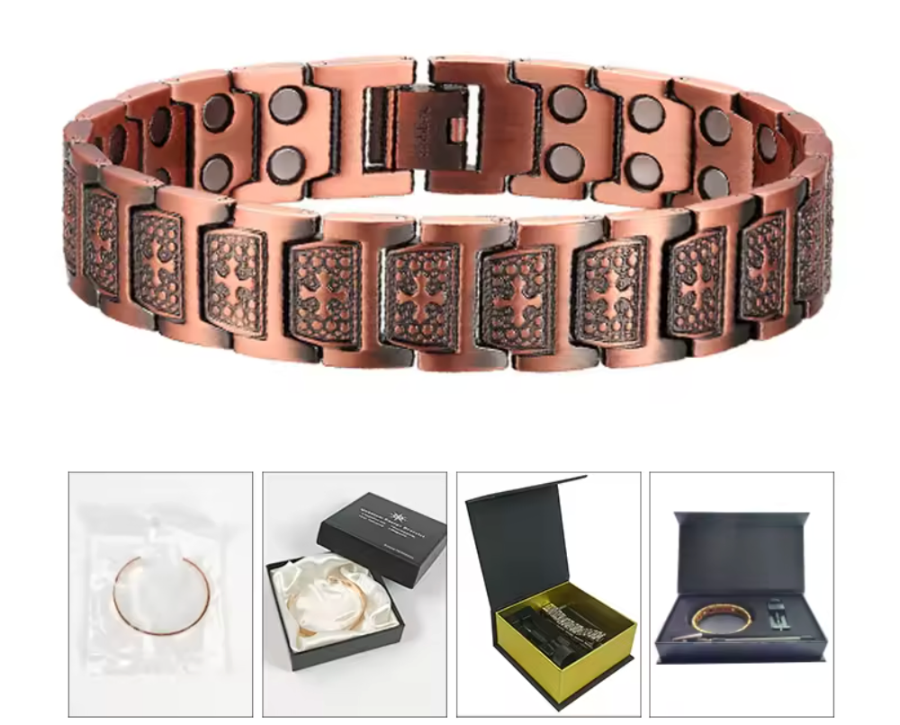 Pulsera Magnética – Descubre el poder del cobre auténtico en tu bienestar.