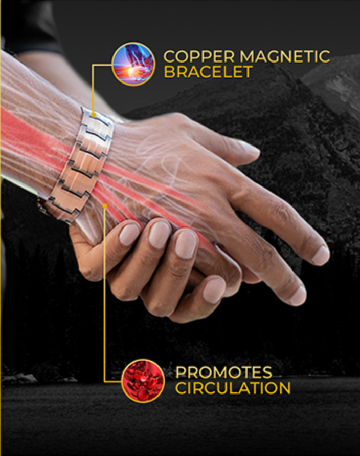 Pulsera Magnética – Descubre el poder del cobre auténtico en tu bienestar.