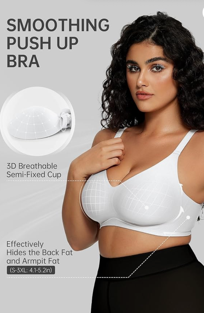 Brasier Push Up Sin Varillas— Levanta, Moldea y Se Siente Increíble 💕