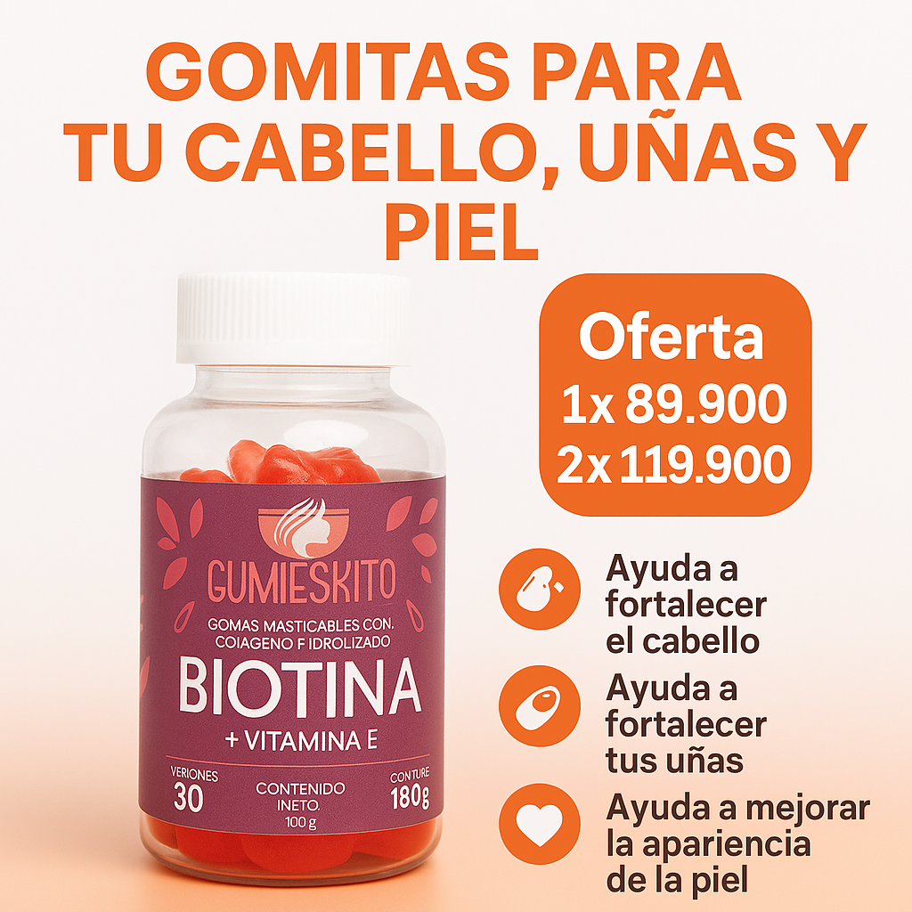 ¡Gumieskits: belleza, sabor y bienestar en un solo frasco!