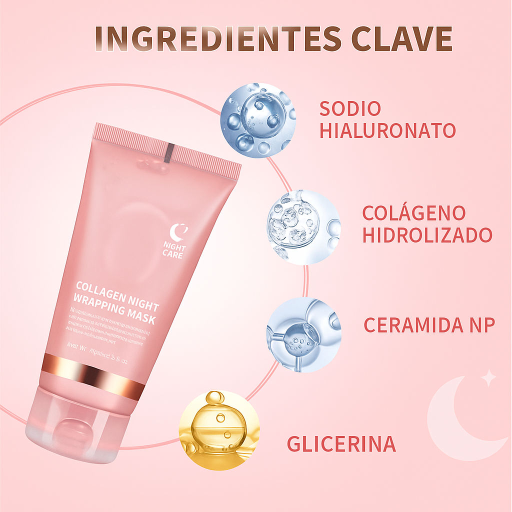 Mascarilla Facial de Colágeno- El secreto para una piel más joven y radiante