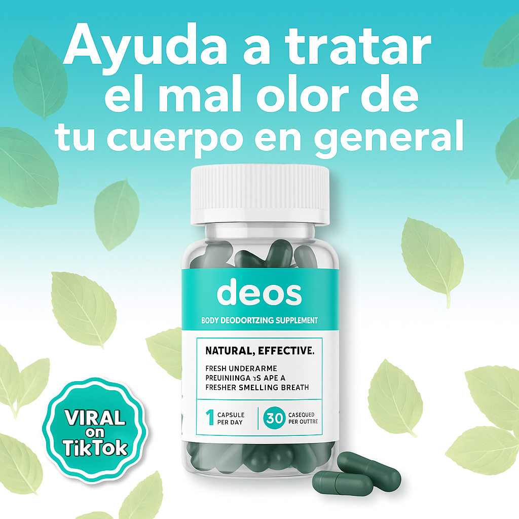 Deos™ Suplemento Natural para Apoyar la Frescura Corporal