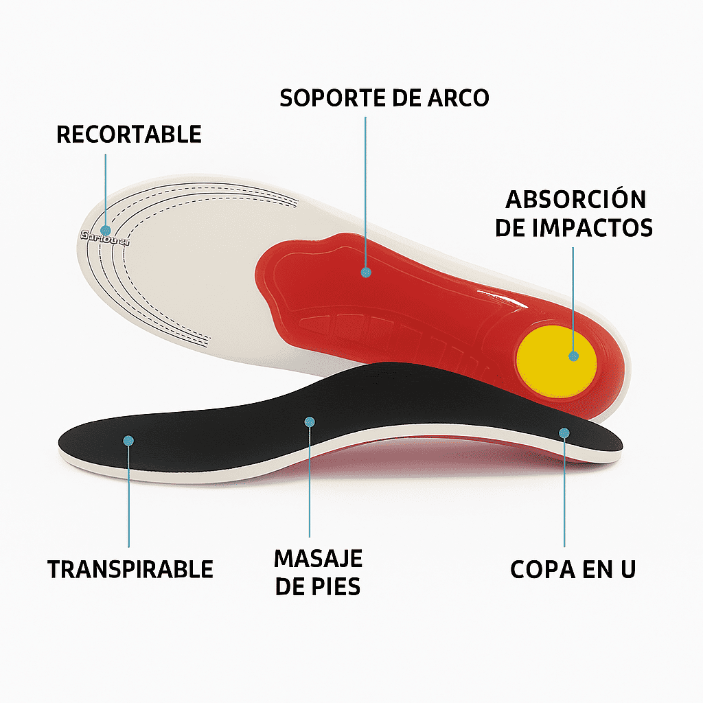 OrthoFlex™ – Camina con mayor comodidad y una postura saludable desde el primer uso