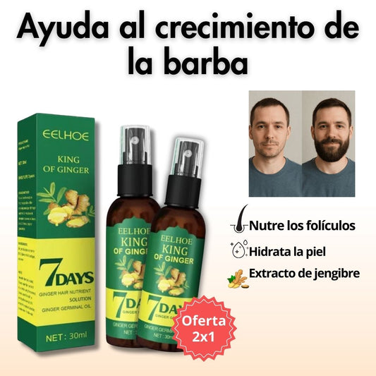 7 Days Tratamiento- Barba más densa y uniforme, con cada gota!