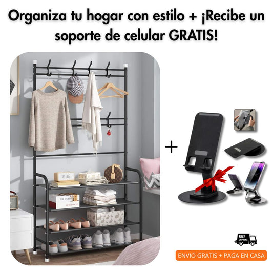 Pack Hogar en Orden: Organizador Multifuncional + Soporte de Celular GRATIS