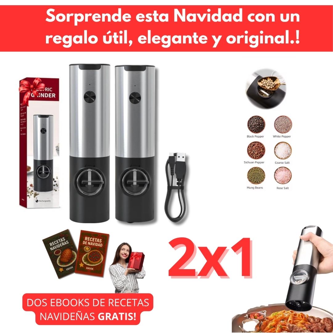 Molinillo Eléctrico Pro™ El regalo perfecto que demuestra cariño y buen gusto.