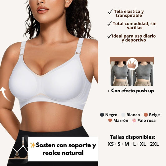 Brasier Push Up Sin Varillas— Levanta, Moldea y Se Siente Increíble 💕