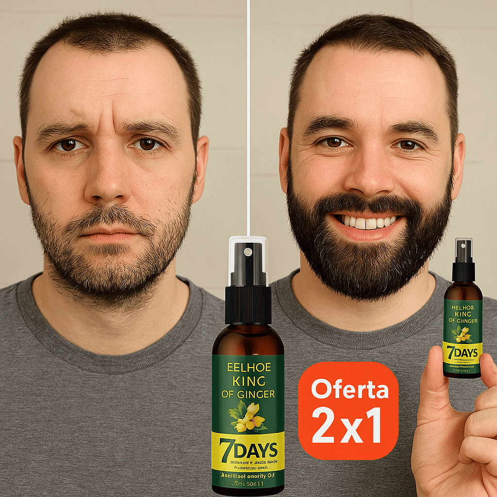 7 Days Tratamiento- Barba más densa y uniforme, con cada gota!