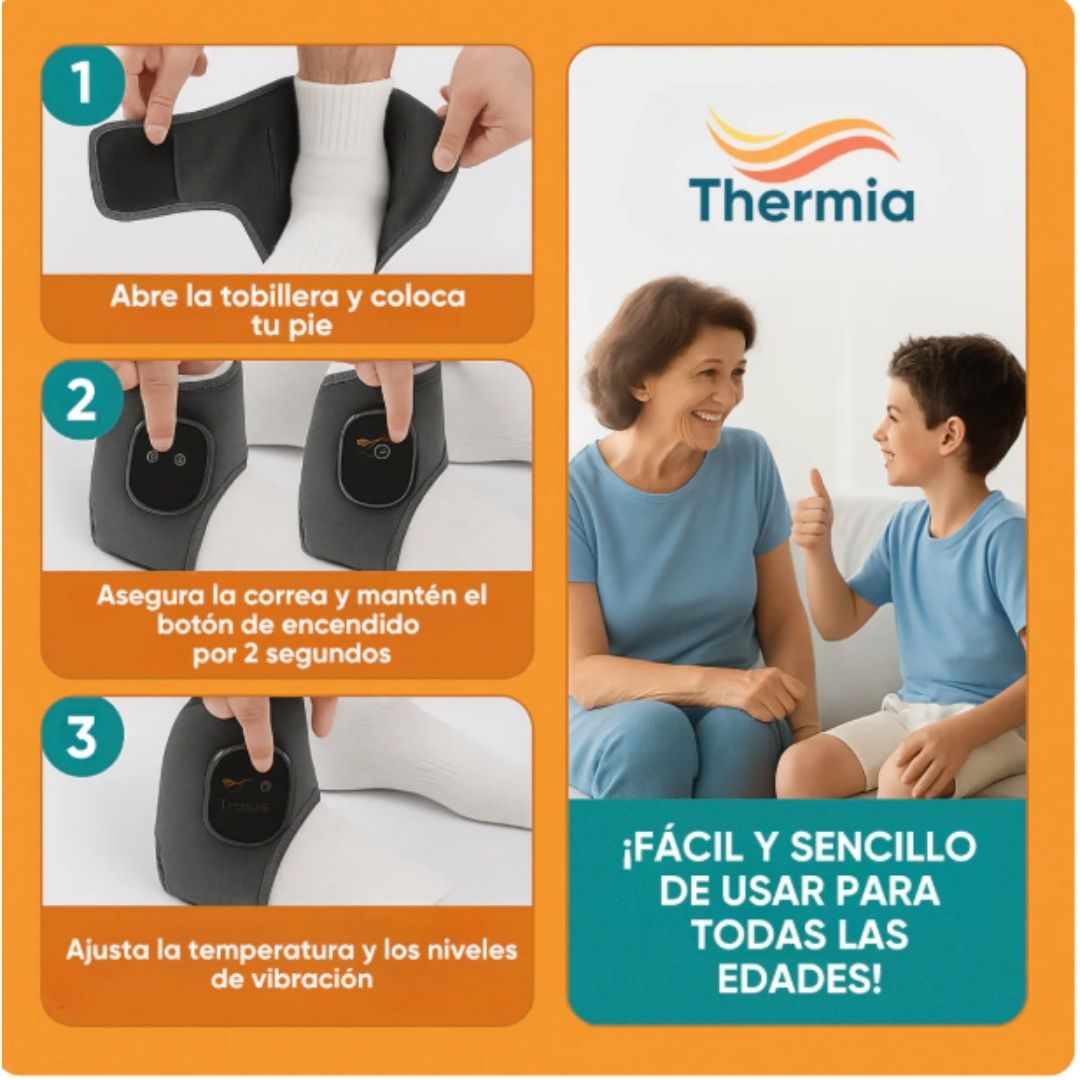 Thermia® Tobillera Térmica Masajeadora + E-book GRATIS