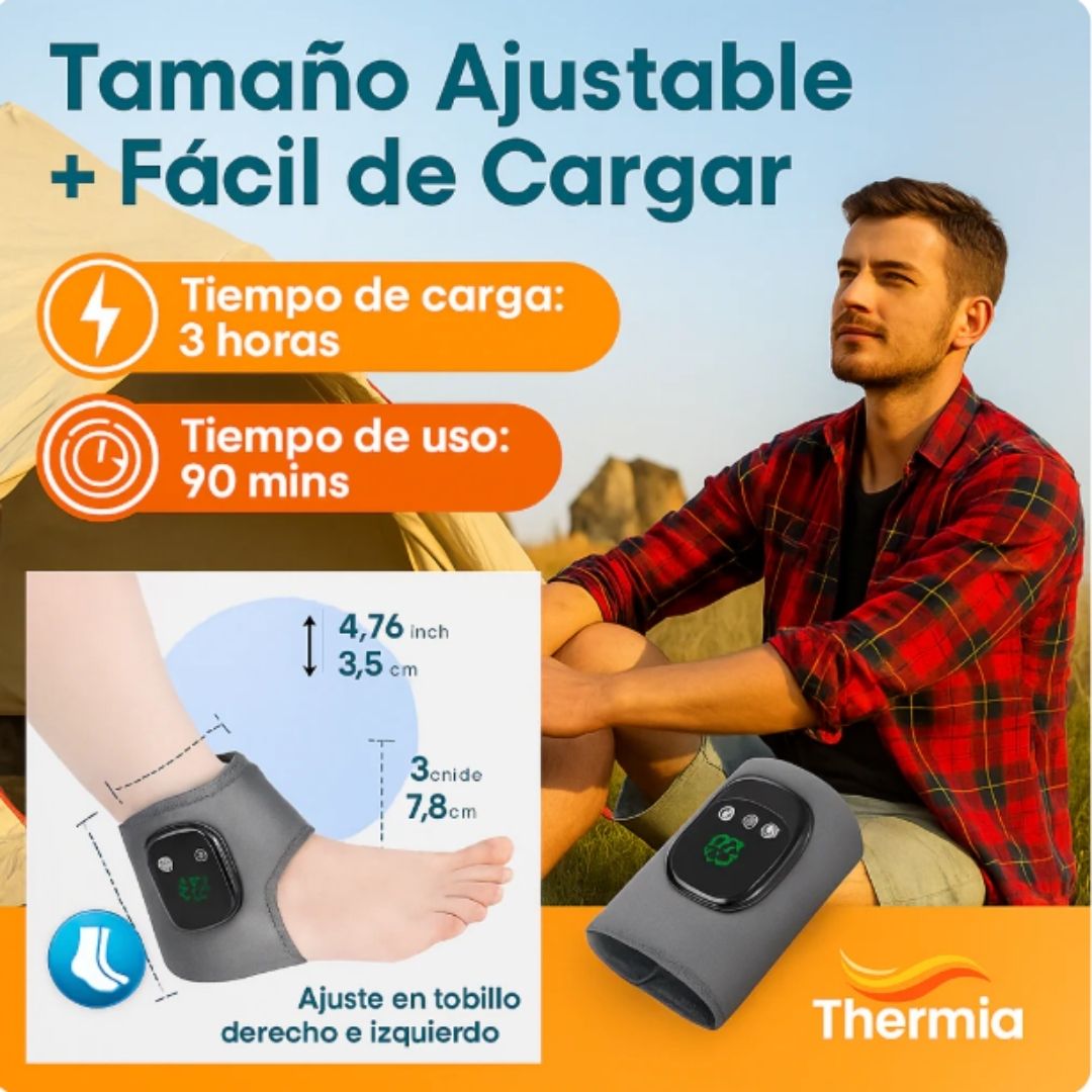 Thermia® Tobillera Térmica Masajeadora + E-book GRATIS