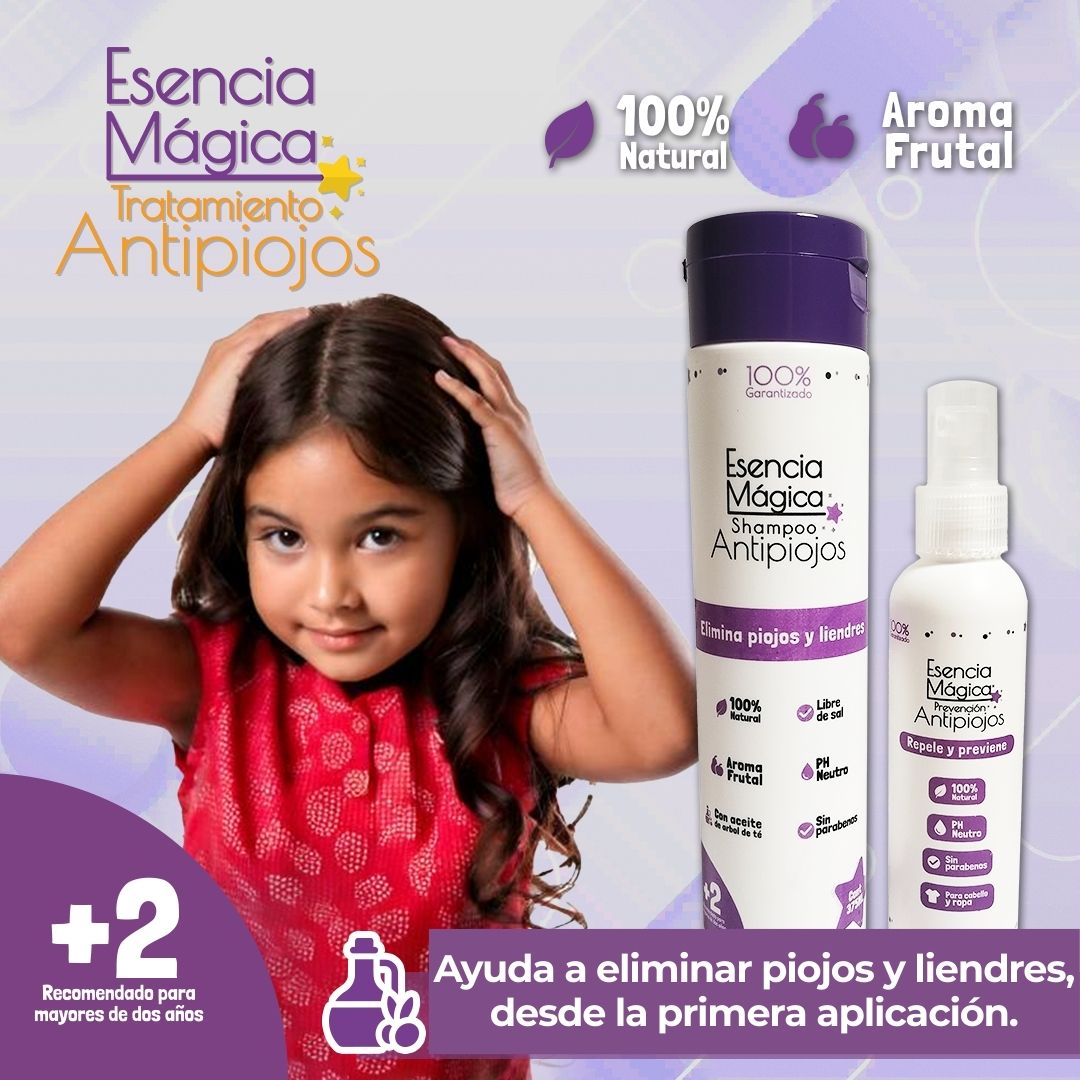 Esencia Mágica® – Adiós piojos sin lágrimas, sin químicos y sin estrés