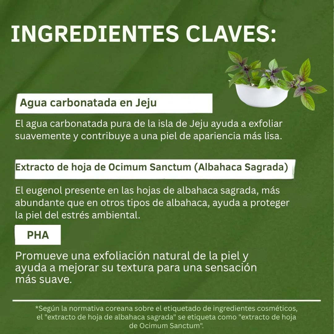 NIWOMAN™ - Mascarilla profunda de burbujas de albahaca sagrada