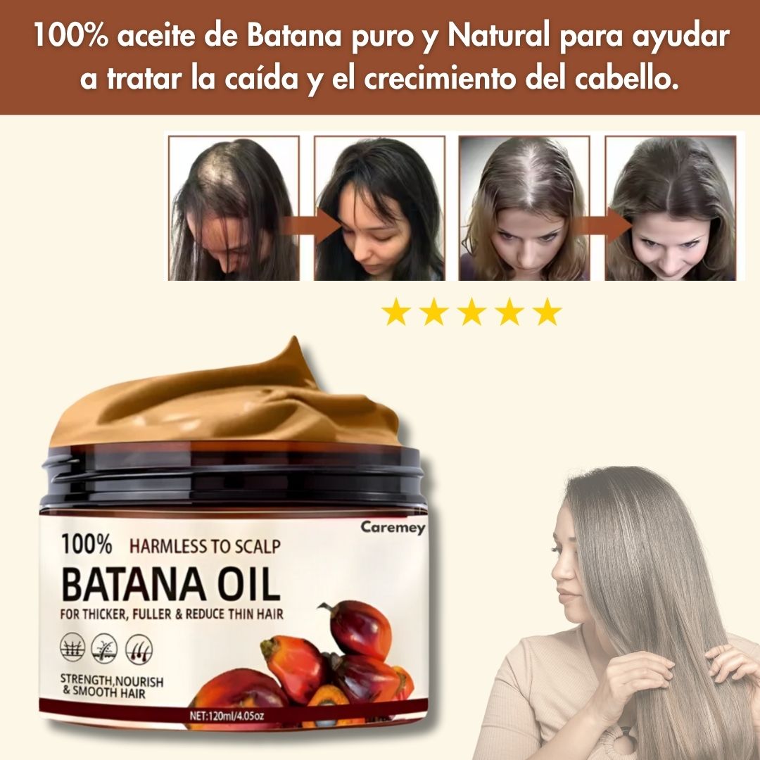 Batana Oil: Aceite ancestral apoya el crecimiento del cabello y lo restaura.