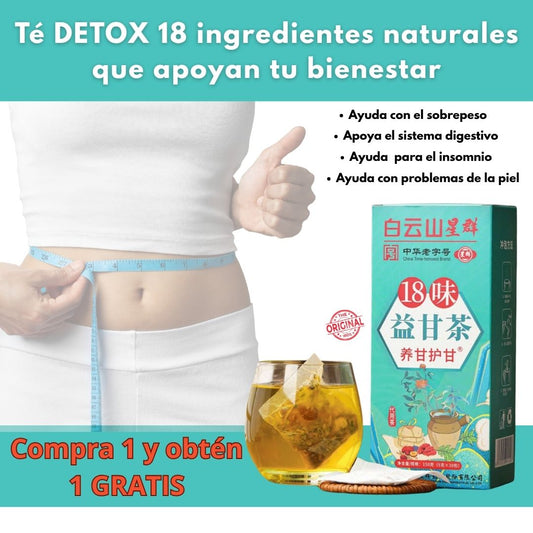 Té DETOX 18 🍃 Apoya los procesos naturales de depuración de tu cuerpo