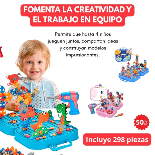 Caja de herramientas Montessori- 298 piezas